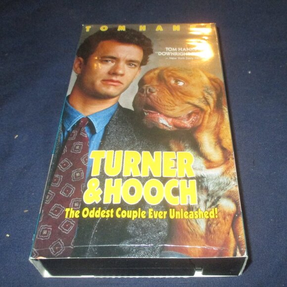 Turner and Hooch (VHS, 1996) Vintage Classic! Tom Hanks - Picture 1 of 8